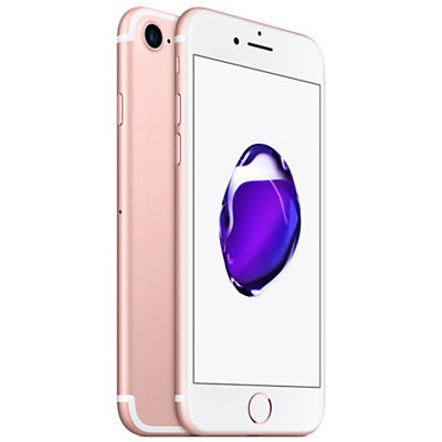 Apple iPhone 7, iOS 10, 4.7, 4G LTE, SIM Free, 32GB Rose Gold Apple iPhone 7, iOS 10, 4.7, 4G LTE, SIM Free, 32GB Rose Gold
